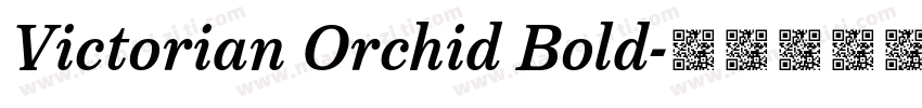 Victorian Orchid Bold字体转换